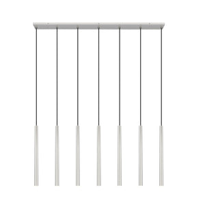 Z-Lite - 919MP24-7L-BN-LED - LED Linear Chandelier - Forest - Brushed Nickel