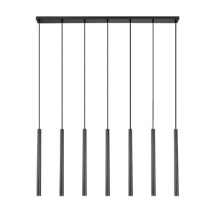 Z-Lite - 919MP24-7L-MB-LED - LED Linear Chandelier - Forest - Matte Black