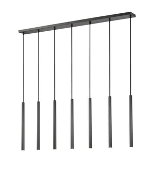 Z-Lite - 919MP24-7L-MB-LED - LED Linear Chandelier - Forest - Matte Black