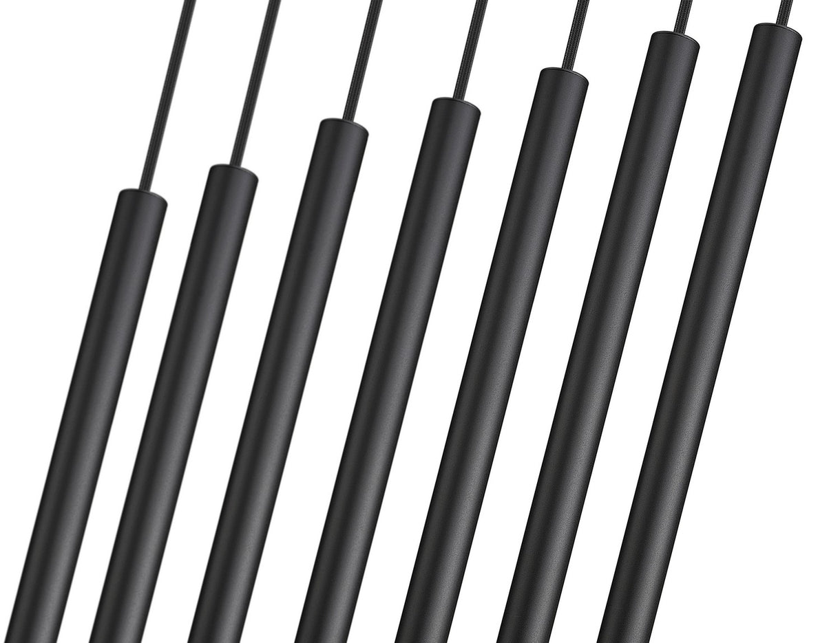 Z-Lite - 919MP24-7L-MB-LED - LED Linear Chandelier - Forest - Matte Black