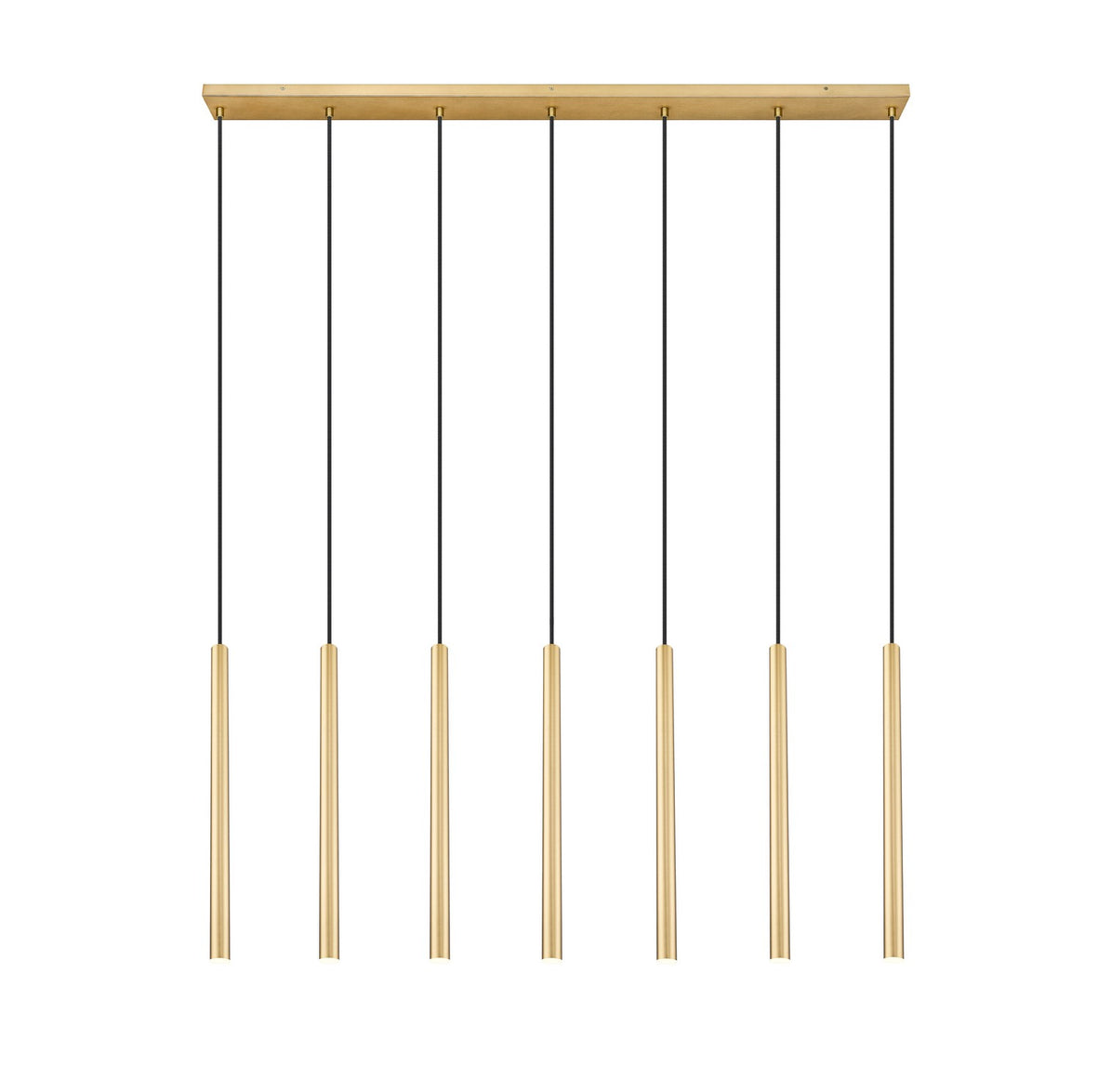 Z-Lite - 919MP24-7L-MGLD-LED - LED Linear Chandelier - Forest - Modern Gold