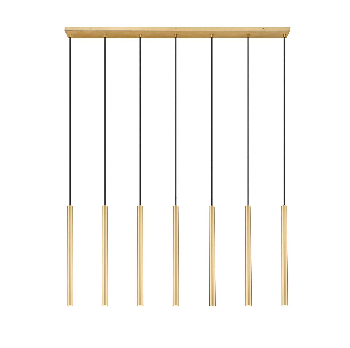 Z-Lite - 919MP24-7L-MGLD-LED - LED Linear Chandelier - Forest - Modern Gold