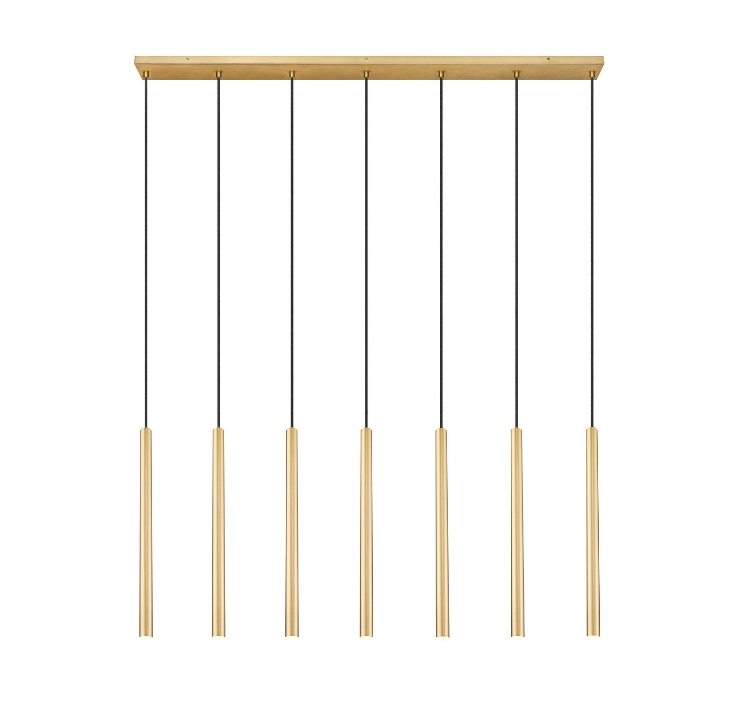 Z-Lite - 919MP24-7L-MGLD-LED - LED Linear Chandelier - Forest - Modern Gold