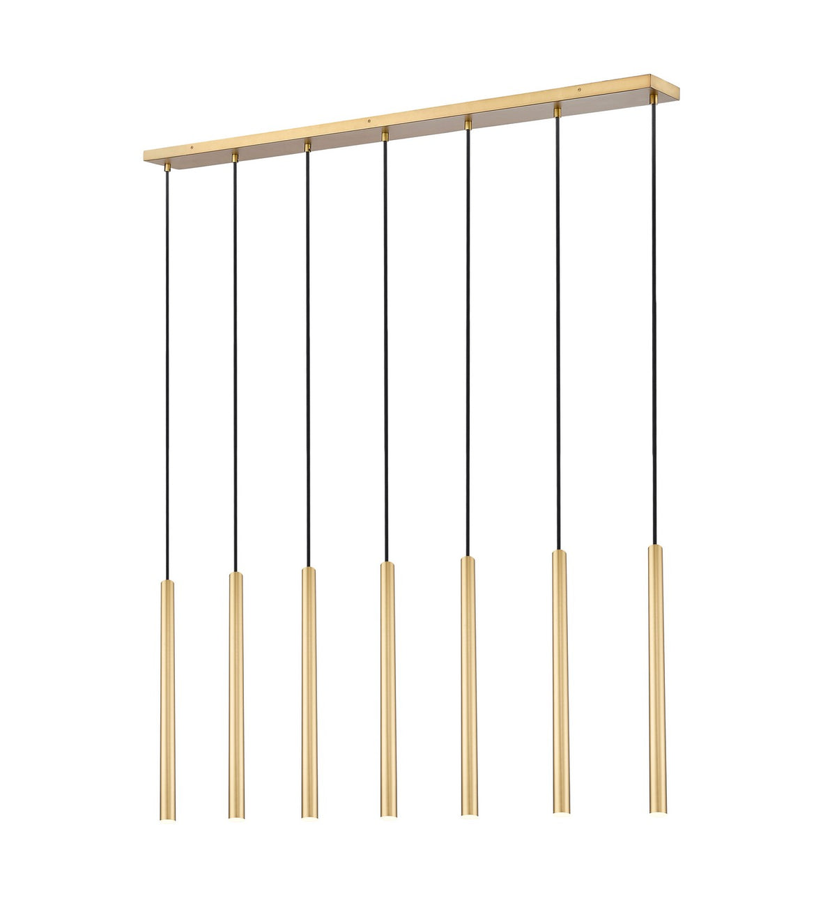 Z-Lite - 919MP24-7L-MGLD-LED - LED Linear Chandelier - Forest - Modern Gold