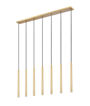 Z-Lite - 919MP24-7L-MGLD-LED - LED Linear Chandelier - Forest - Modern Gold