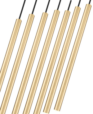 Z-Lite - 919MP24-7L-MGLD-LED - LED Linear Chandelier - Forest - Modern Gold