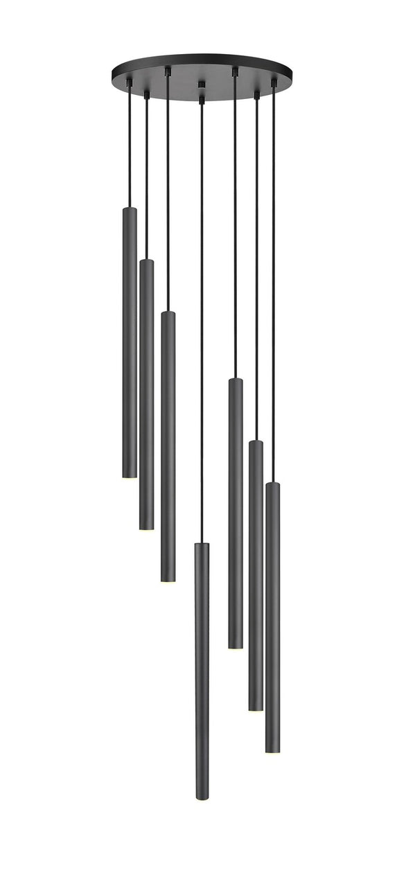 Z-Lite - 919MP24-7R-MB-LED - LED Chandelier - Forest - Matte Black