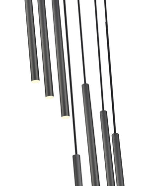 Z-Lite - 919MP24-7R-MB-LED - LED Chandelier - Forest - Matte Black