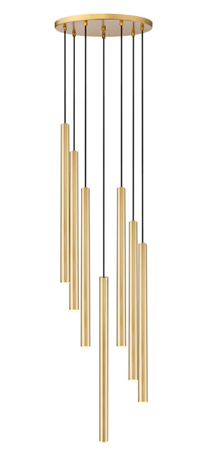 Z-Lite - 919MP24-7R-MGLD-LED - LED Chandelier - Forest - Modern Gold