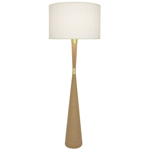 Robert Abbey - 478 - One Light Floor Lamp - Hatteras - Natural Rope w/Modern Brass