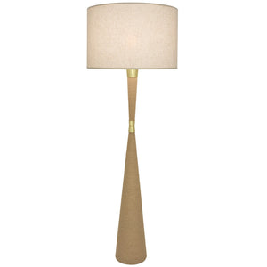 Robert Abbey - 478X - One Light Floor Lamp - Hatteras - Natural Rope w/Modern Brass
