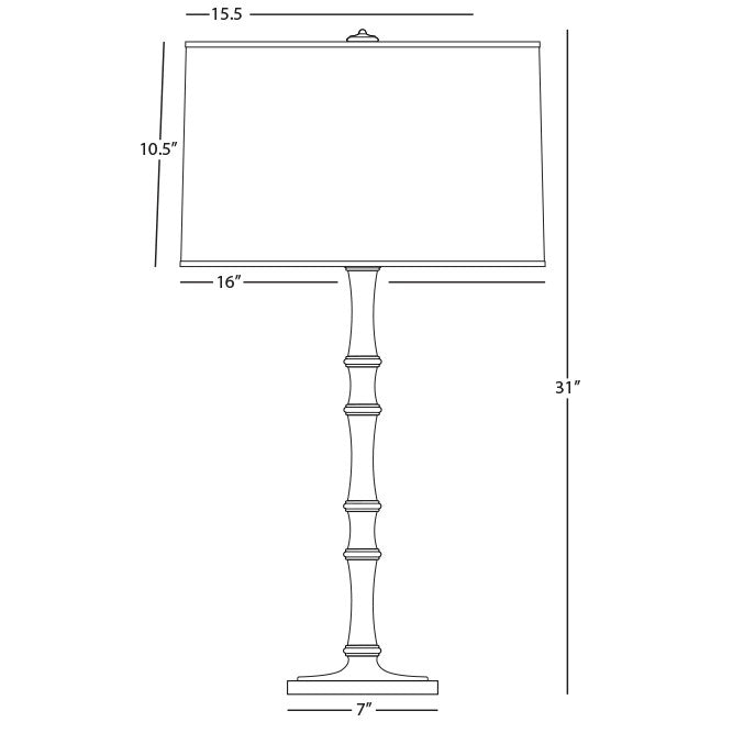 Robert Abbey - SM72RWX - One Light Table Lamp - Kane - Sugar Plum/Rose Water w/Polished Nickel