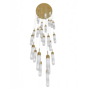 Avenue Lighting - HF7425-AB - 25 Light Pendant - Tribeca - Aged Brass