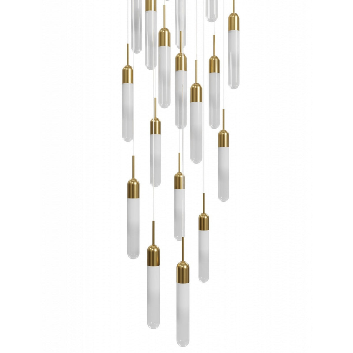 Avenue Lighting - HF7425-AB - 25 Light Pendant - Tribeca - Aged Brass