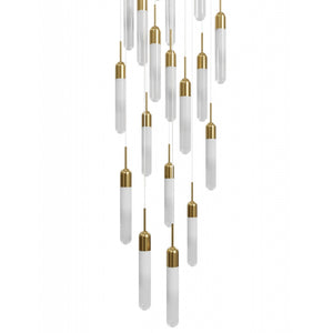 Avenue Lighting - HF7425-AB - 25 Light Pendant - Tribeca - Aged Brass