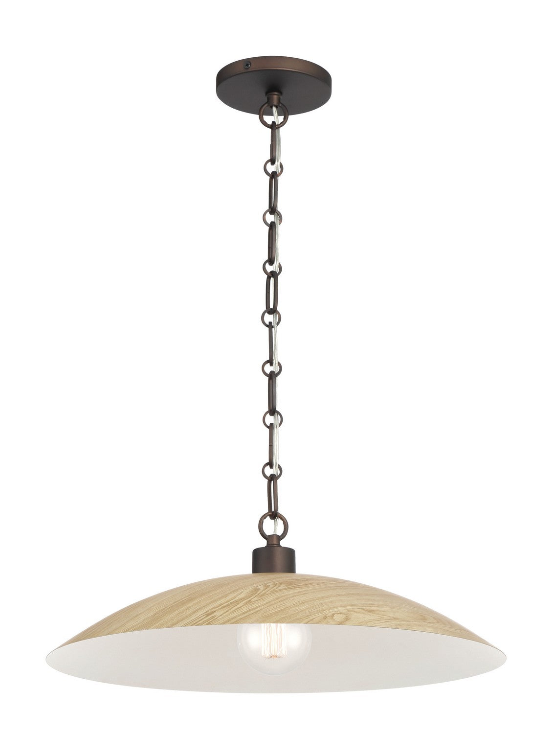 Minka-Lavery - 132-860 - One Light Pendant - Derby - Dark Bronze