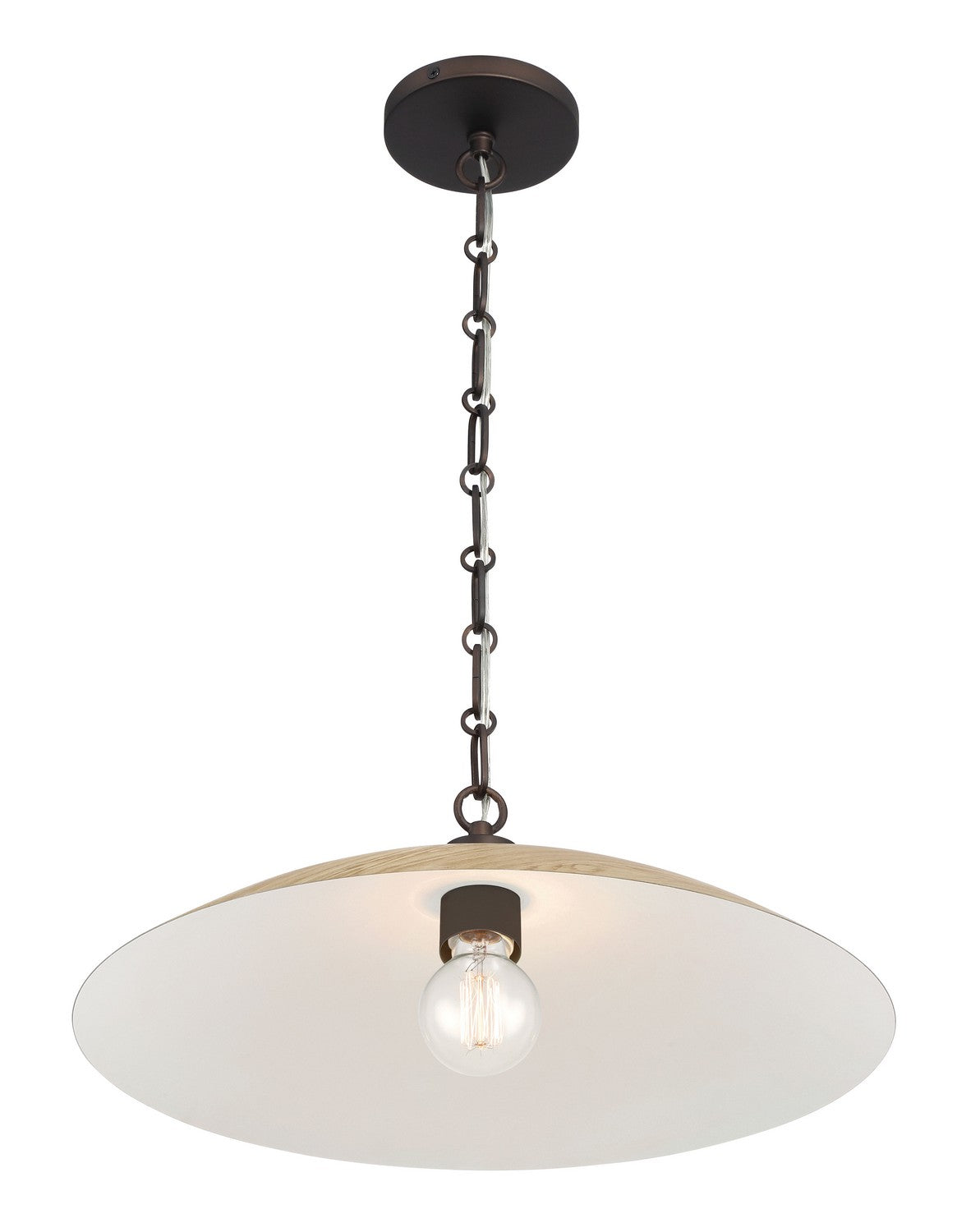 Minka-Lavery - 132-860 - One Light Pendant - Derby - Dark Bronze