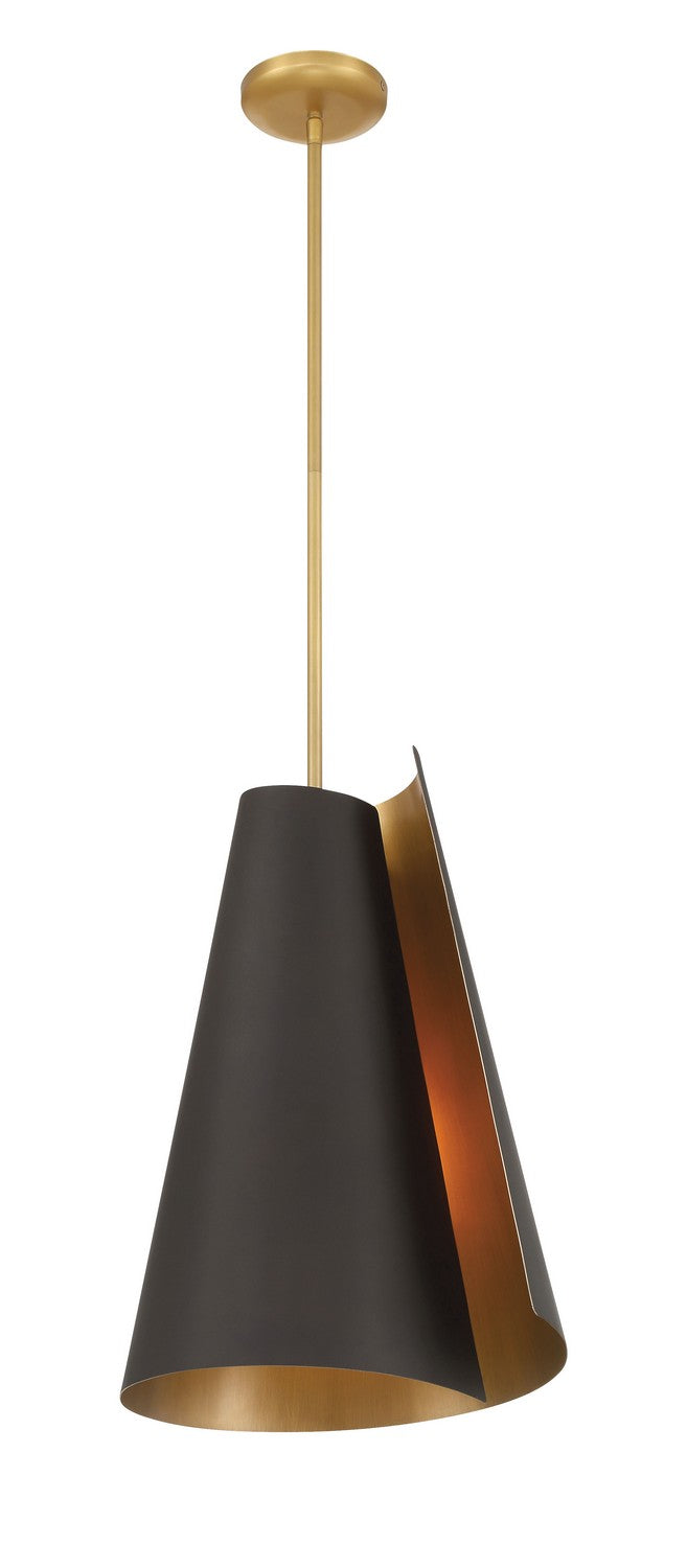 Minka-Lavery - 136-855 - One Light Pendant - Hillcrest - Dark Bronze
