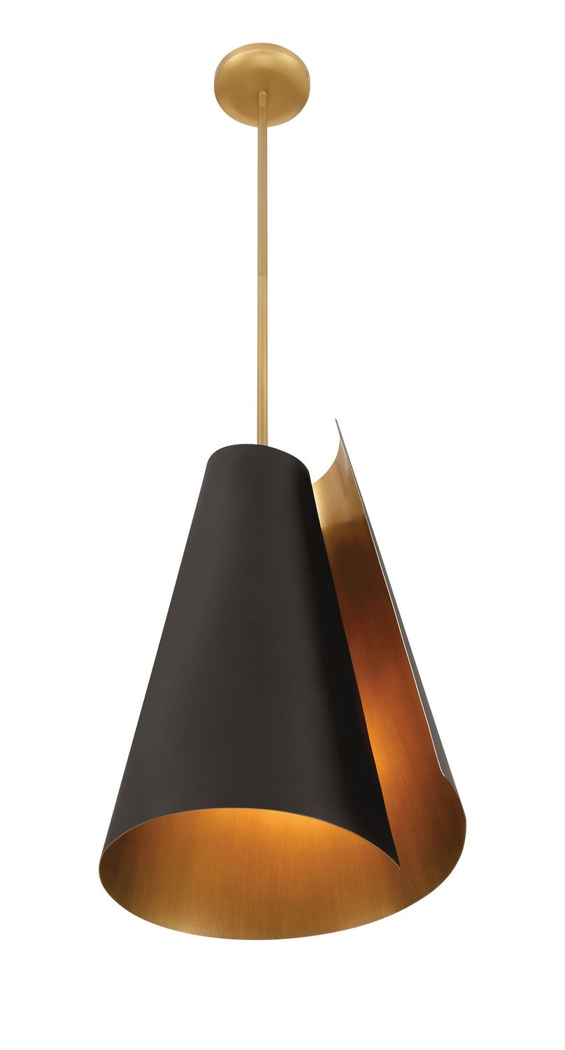 Minka-Lavery - 136-855 - One Light Pendant - Hillcrest - Dark Bronze