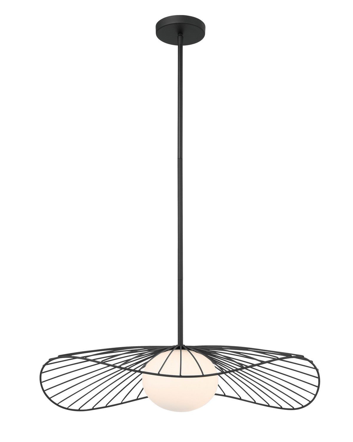 Minka-Lavery - 140-899 - One Light Pendant - Langley - Dark Matte Black