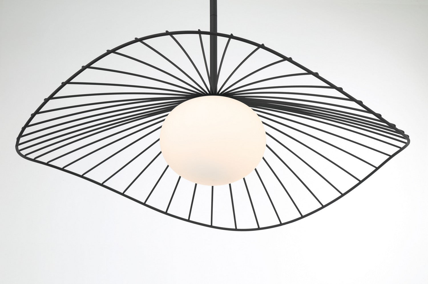 Minka-Lavery - 140-899 - One Light Pendant - Langley - Dark Matte Black