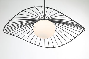 Minka-Lavery - 140-899 - One Light Pendant - Langley - Dark Matte Black