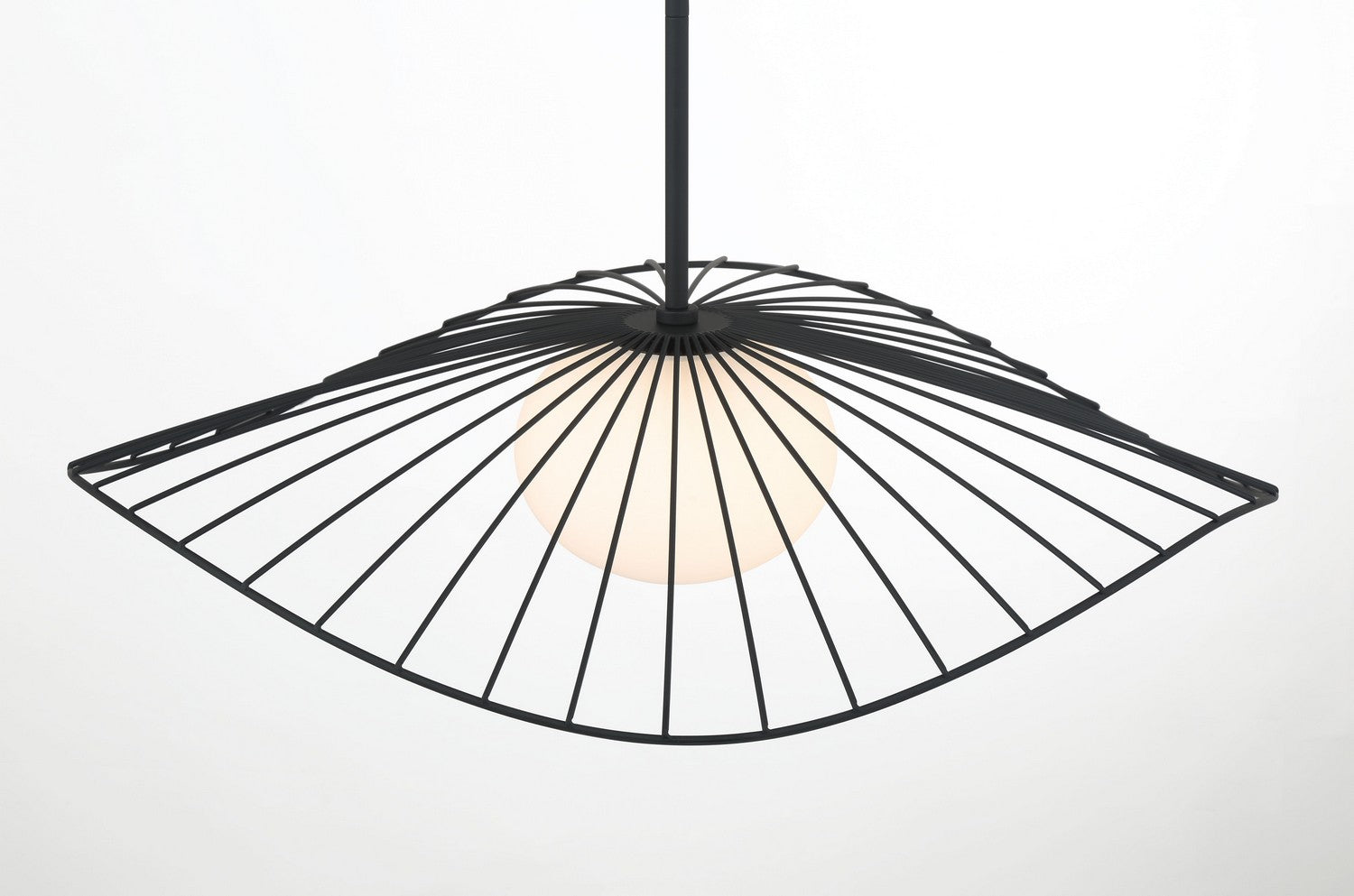 Minka-Lavery - 140-899 - One Light Pendant - Langley - Dark Matte Black