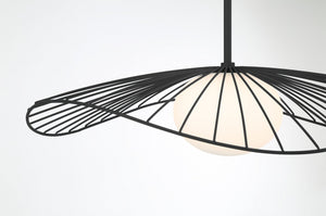 Minka-Lavery - 140-899 - One Light Pendant - Langley - Dark Matte Black