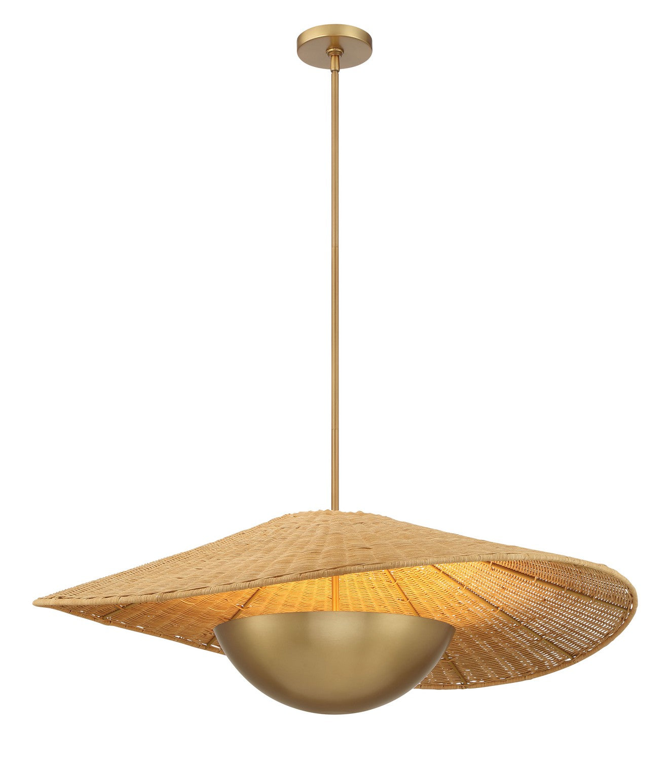 Minka-Lavery - 142-732 - Three Light Pendant - Nestor - Legacy Brass