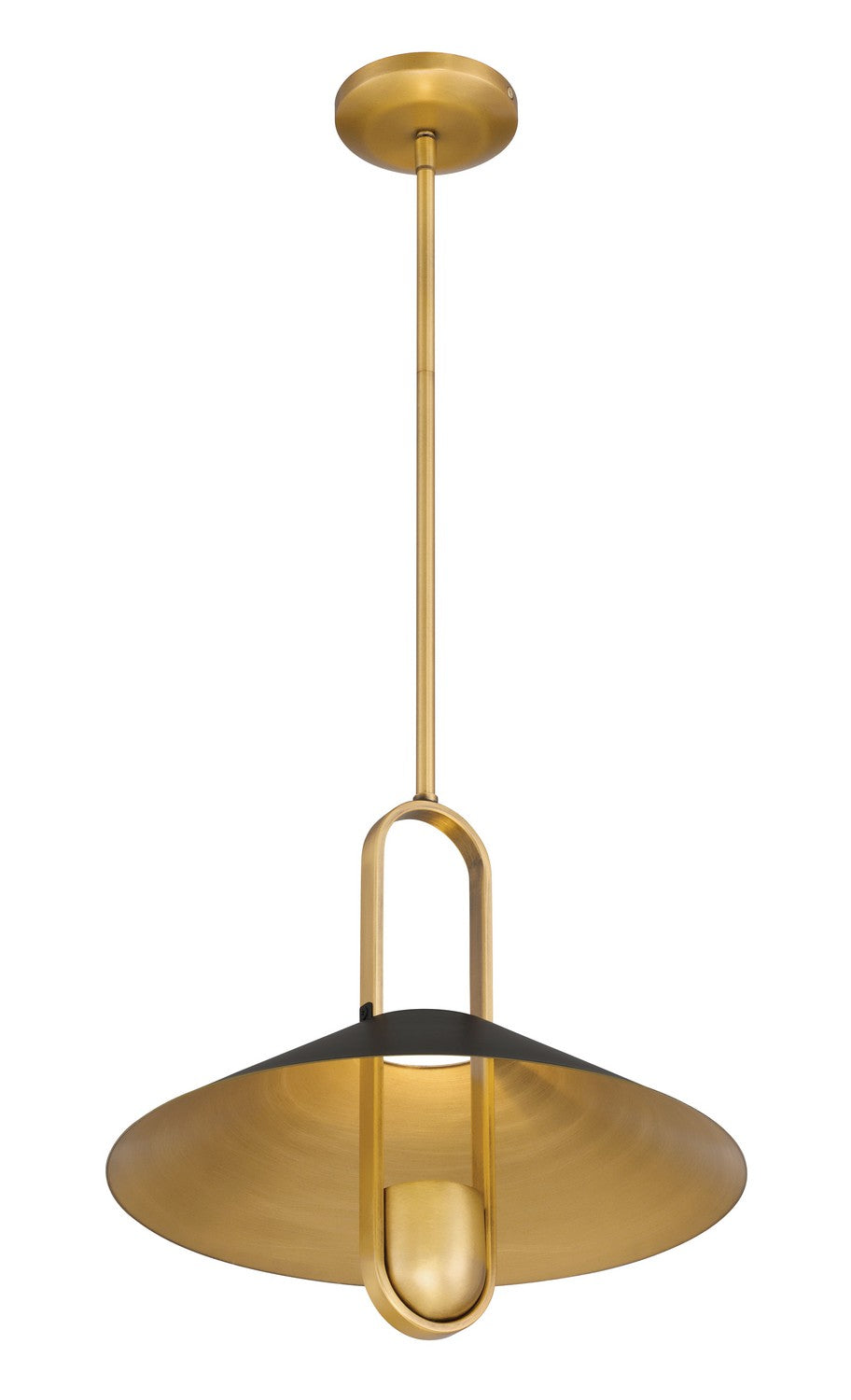 Minka-Lavery - 151-876 - One Light Pendant - Goldenridge - Matte Black