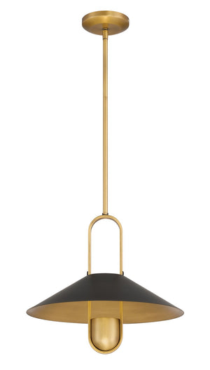 Minka-Lavery - 151-876 - One Light Pendant - Goldenridge - Matte Black
