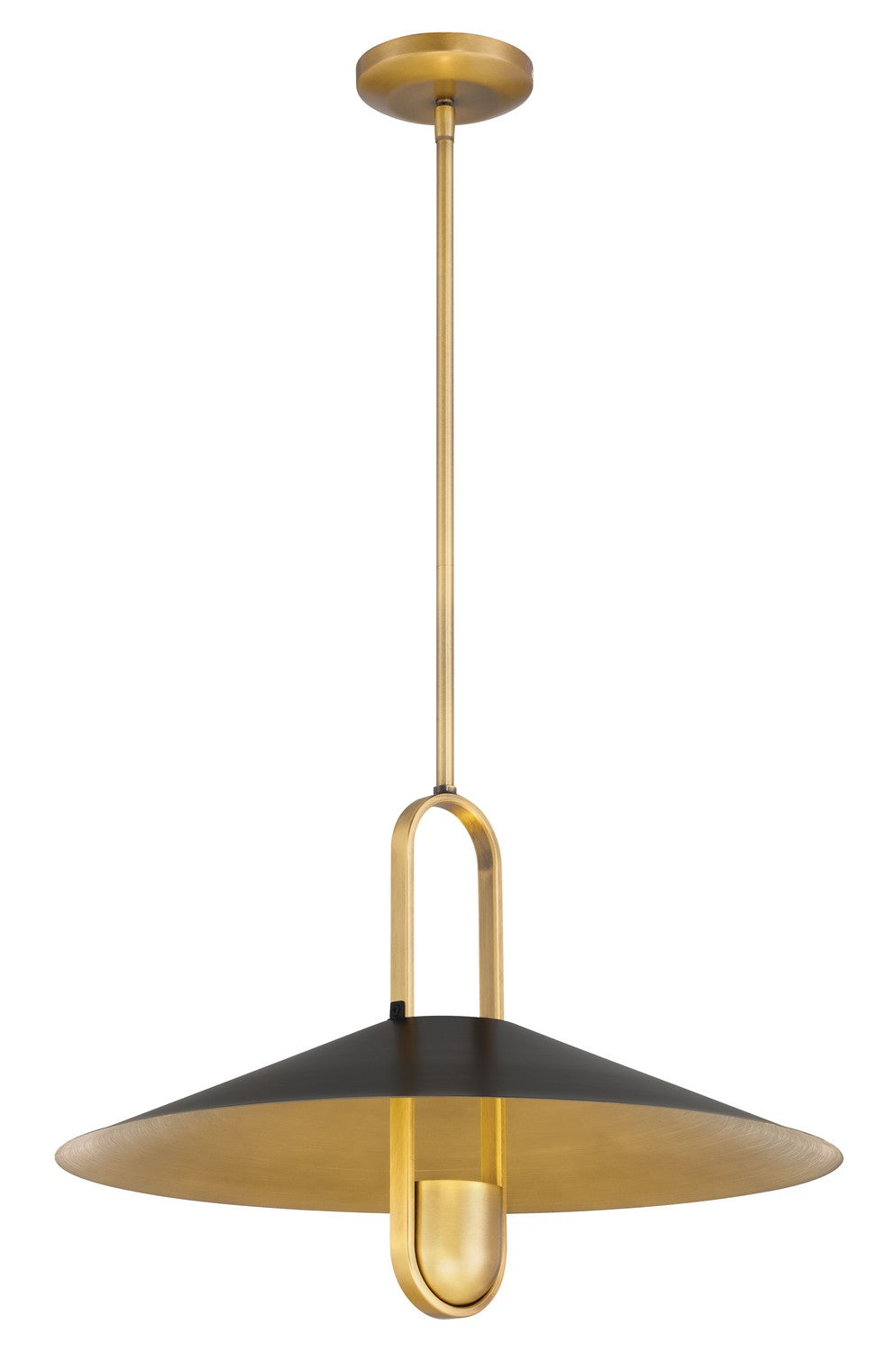 Minka-Lavery - 152-876 - One Light Pendant - Goldenridge - Matte Black