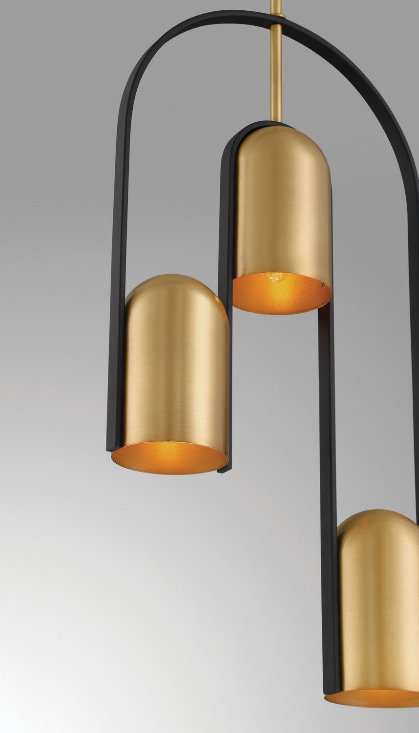 Minka-Lavery - 153-782 - Three Light Pendant - Cane - Legacy Brass