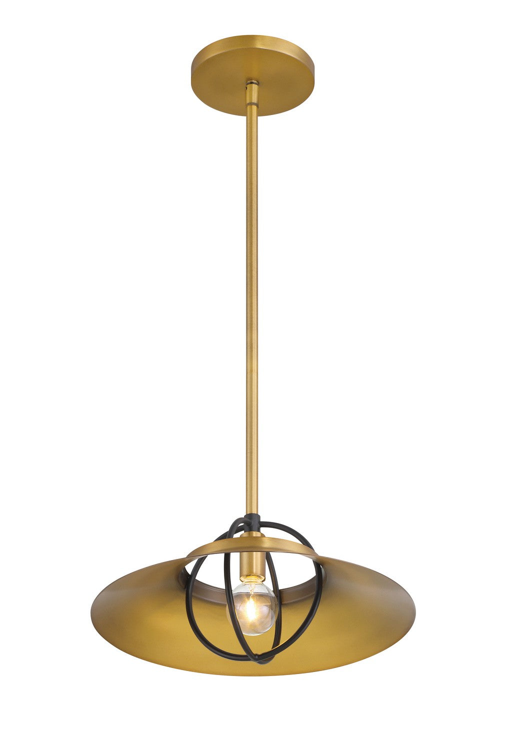 Minka-Lavery - 154-876 - One Light Pendant - Newburie - Legacy Brass