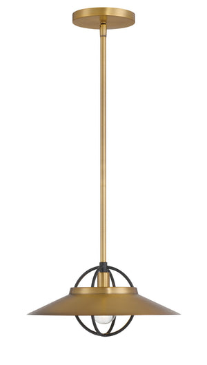 Minka-Lavery - 154-876 - One Light Pendant - Newburie - Legacy Brass