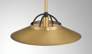 Minka-Lavery - 154-876 - One Light Pendant - Newburie - Legacy Brass