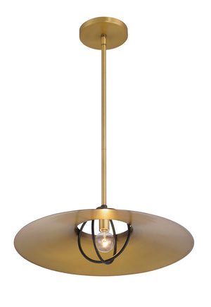 Minka-Lavery - 155-876 - One Light Pendant - Newburie - Legacy Brass