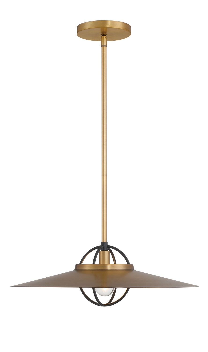 Minka-Lavery - 155-876 - One Light Pendant - Newburie - Legacy Brass