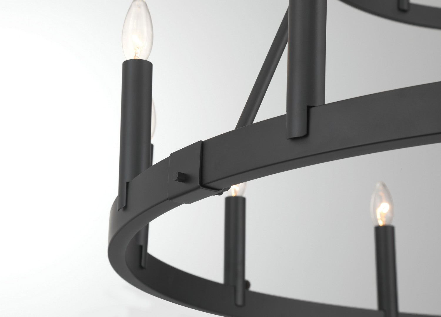 Minka-Lavery - 1717-66A - 18 Light Chandelier - Dutton - Coal Black