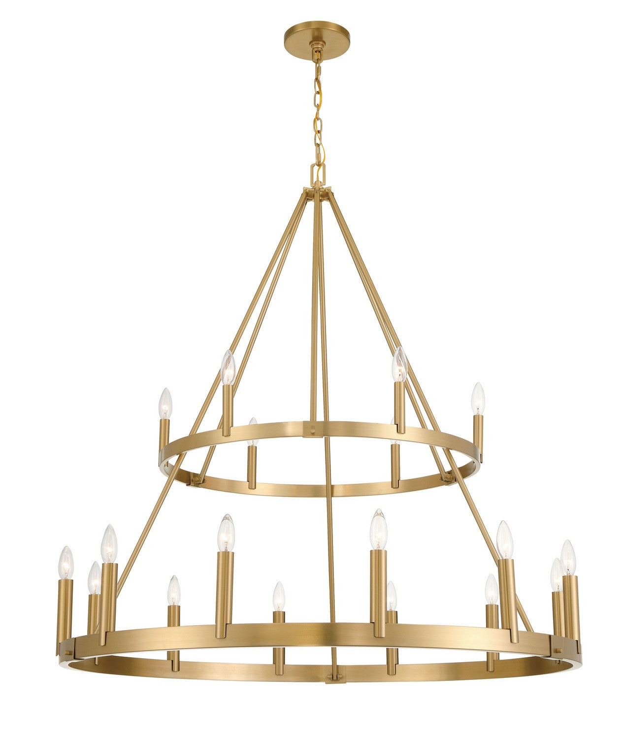 Minka-Lavery - 1717-894 - 18 Light Chandelier - Dutton - Signature Brass