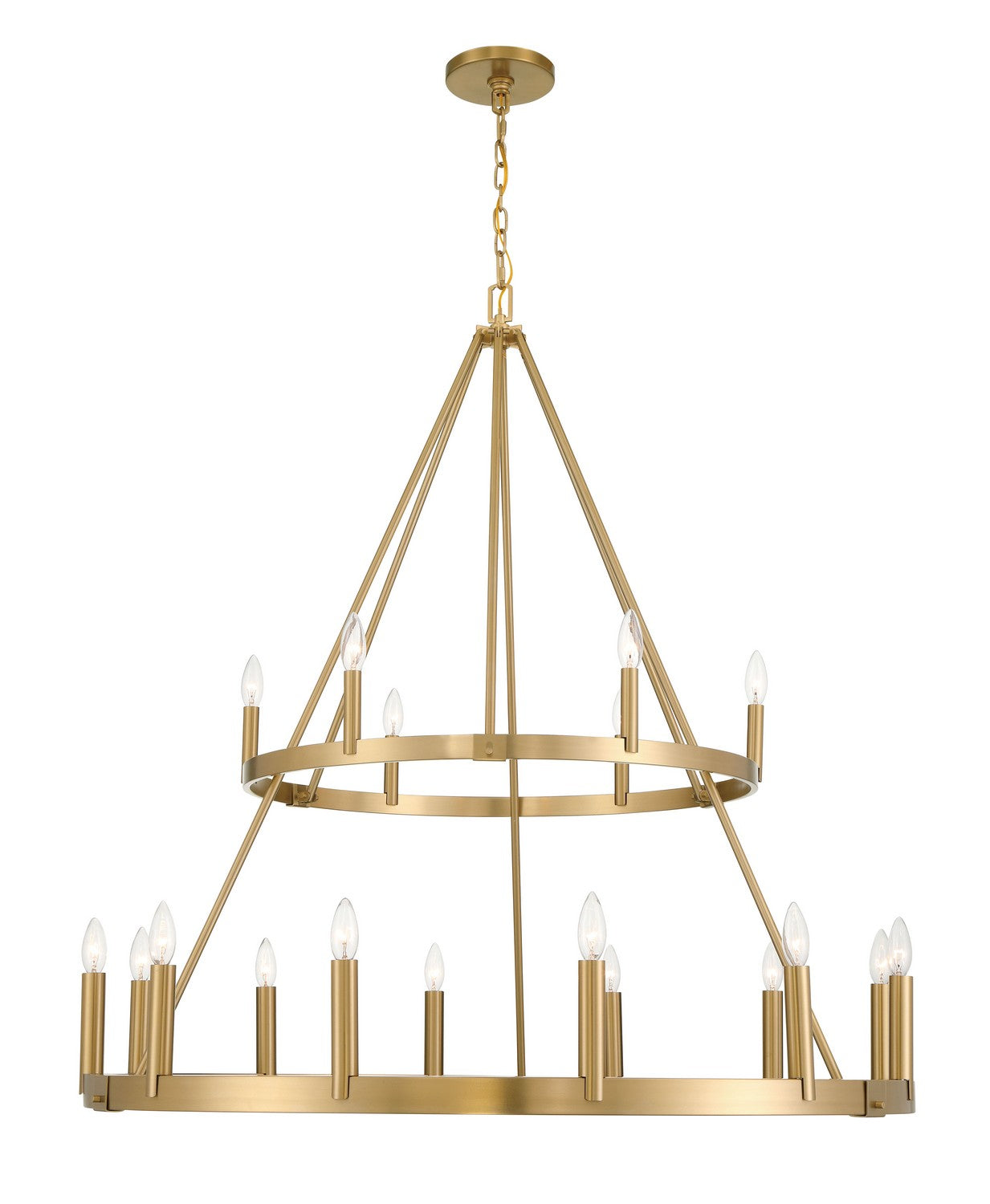 Minka-Lavery - 1717-894 - 18 Light Chandelier - Dutton - Signature Brass