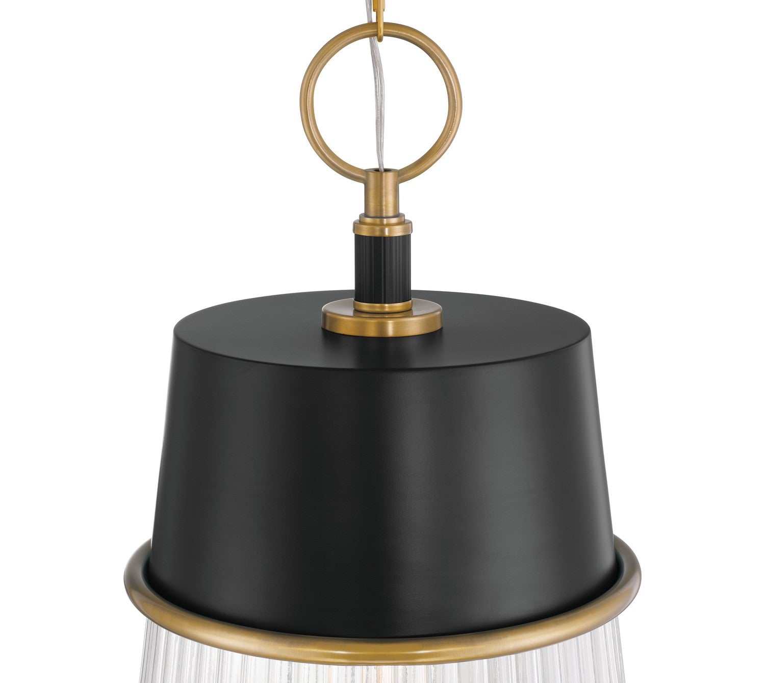 Minka-Lavery - 193-876 - One Light Pendant - Stamford - Dark Matte Black