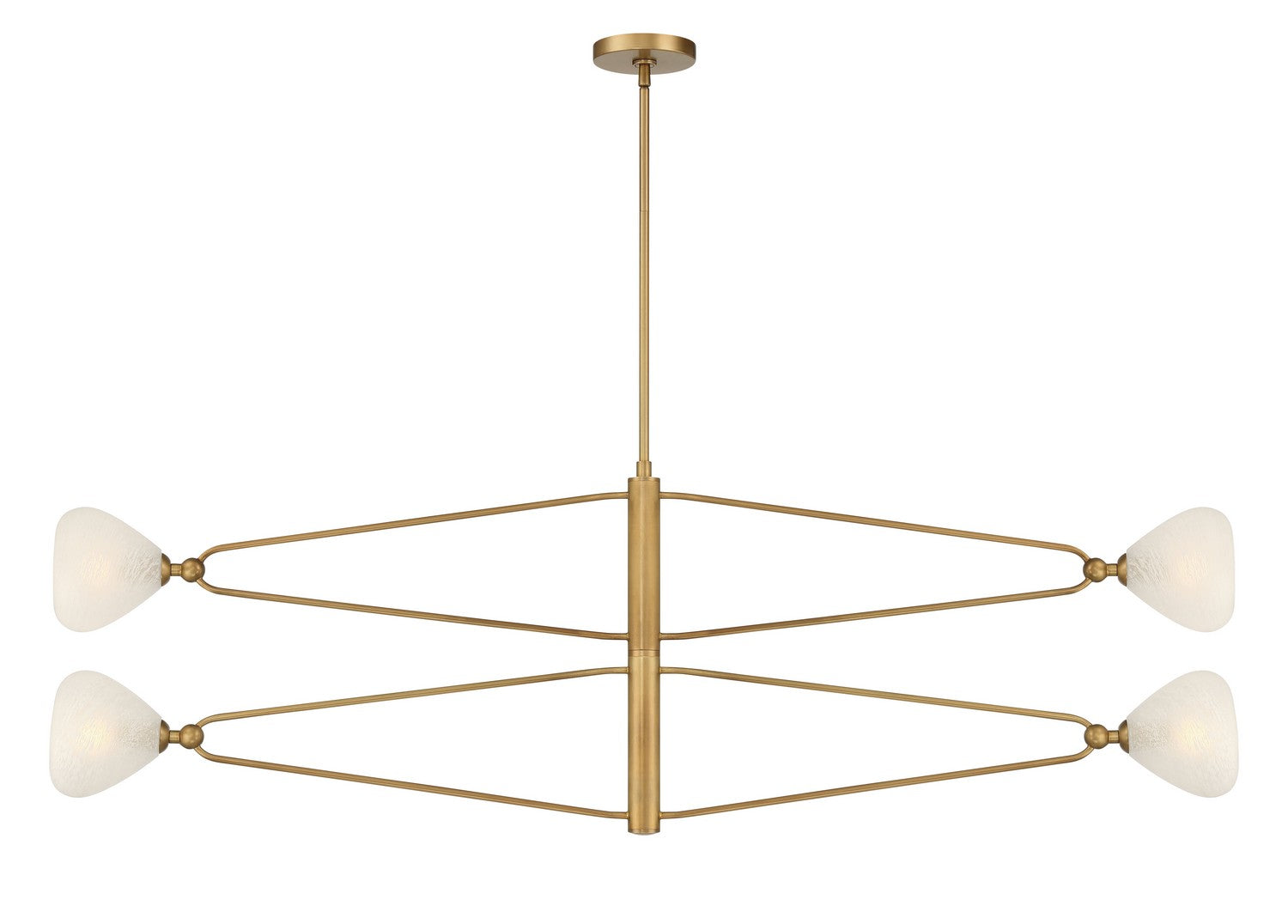 Minka-Lavery - 195-732 - Four Light Chandelier - Orion - Legacy Brass