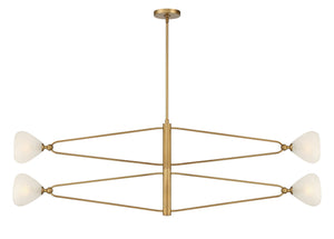 Minka-Lavery - 195-732 - Four Light Chandelier - Orion - Legacy Brass