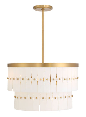 Minka-Lavery - 2086-732 - Six Light Pendant - Coronelle - Legacy Brass