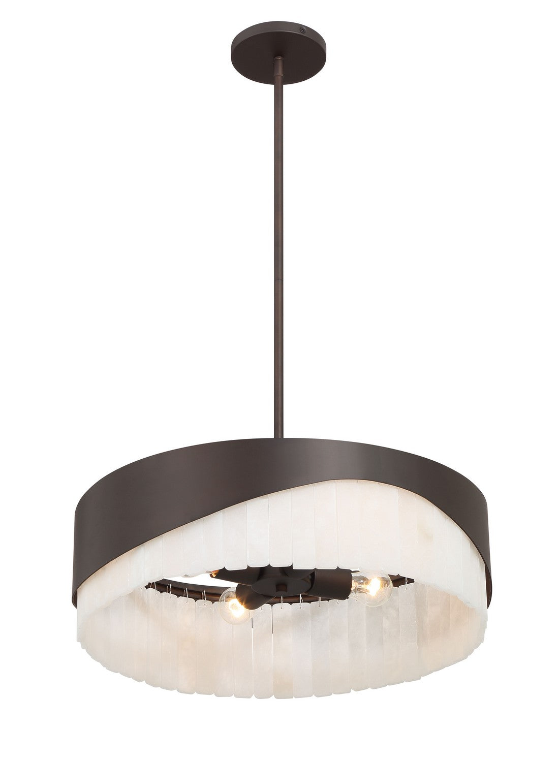 Minka-Lavery - 2094-860 - Four Light Pendant - Sway - Dark Bronze