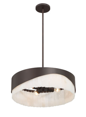 Minka-Lavery - 2094-860 - Four Light Pendant - Sway - Dark Bronze