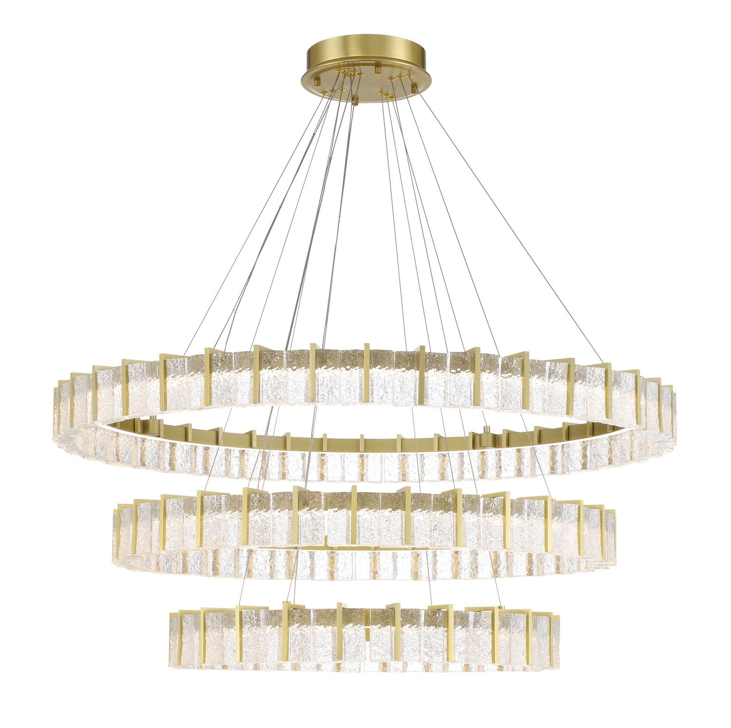 Minka-Lavery - 2410-695-L - LED Chandelier - Sevryn - Soft Brass