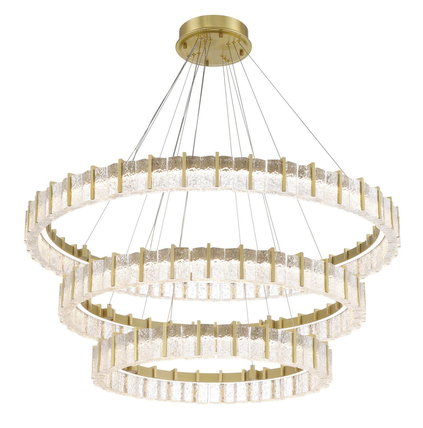 Minka-Lavery - 2410-695-L - LED Chandelier - Sevryn - Soft Brass
