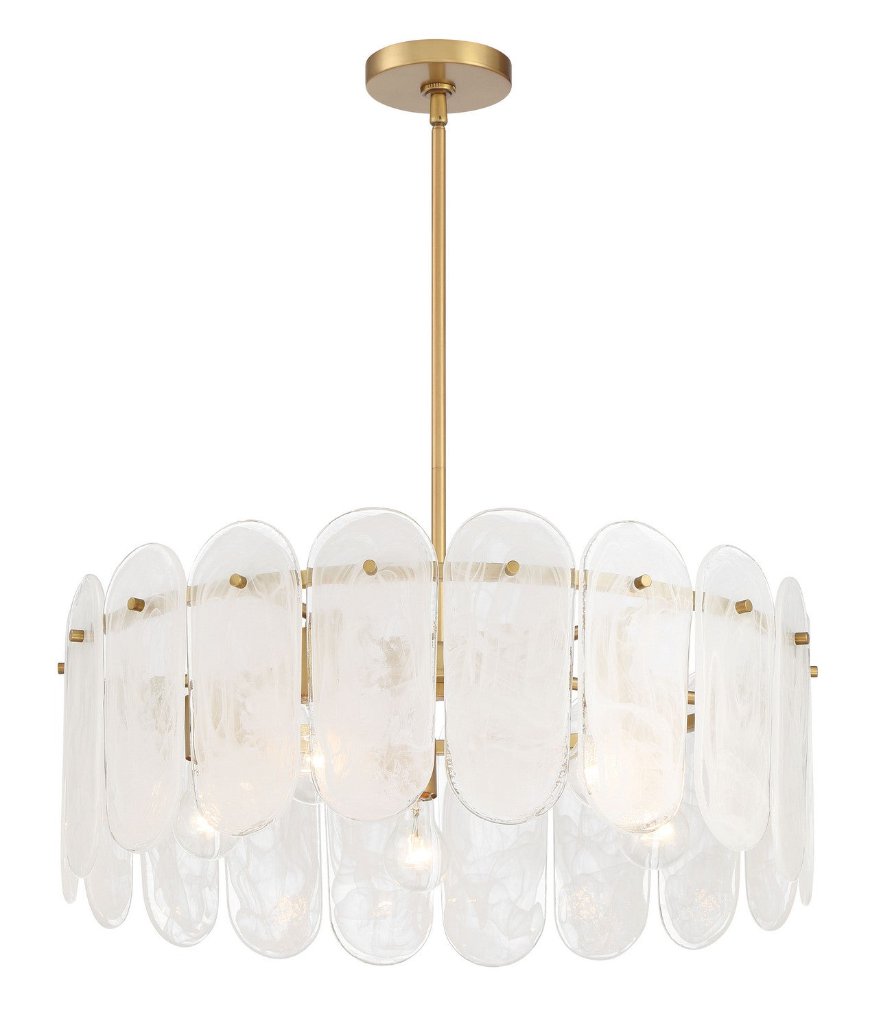 Minka-Lavery - 2595-732 - Five Light Pendant - Oldmill - Legacy Brass